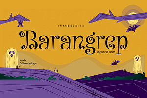 Barangrep - Halloween Font