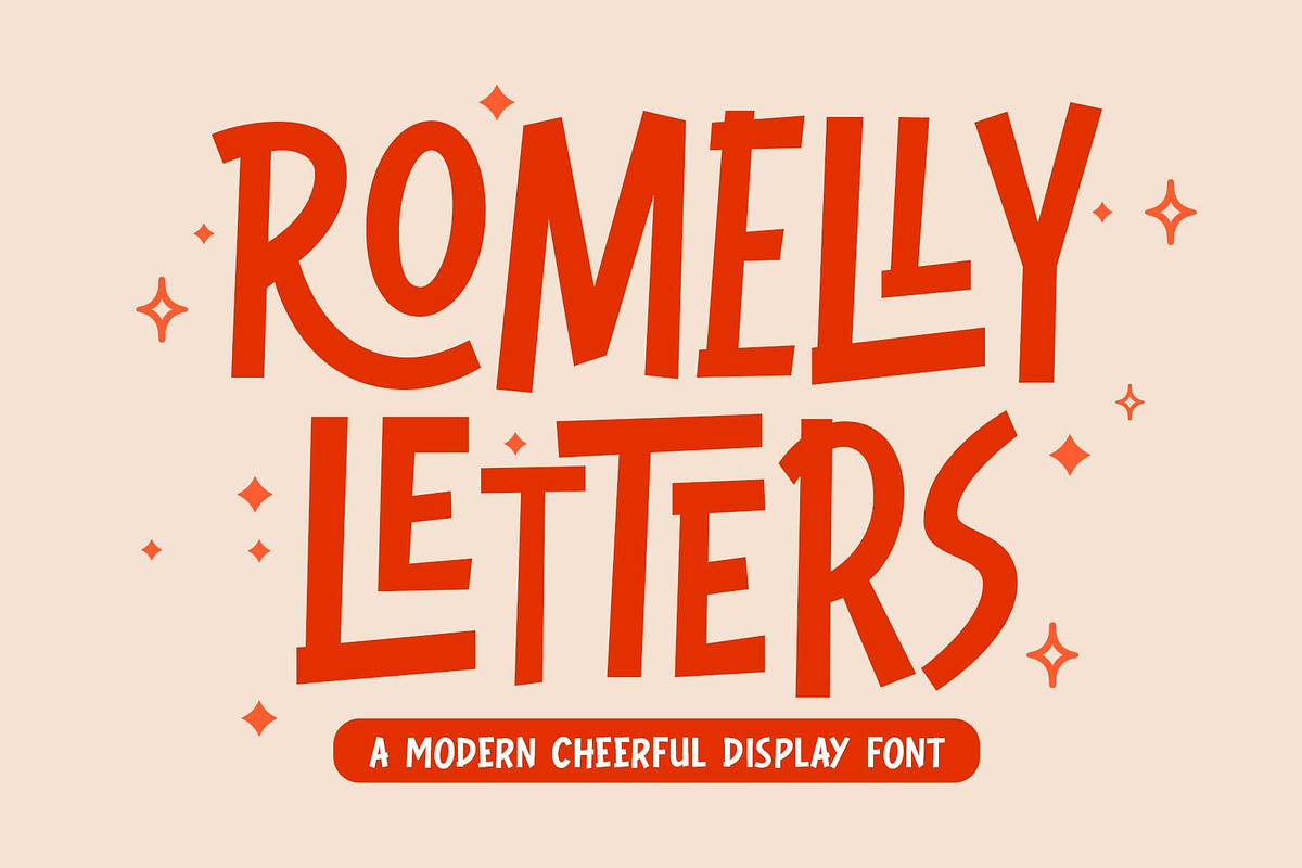 Romelly Letters - Playful Font, a Font by Novitype (Photo 1 of 13)