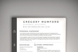 Classified CV/Resume (PSD/WORD DOC)