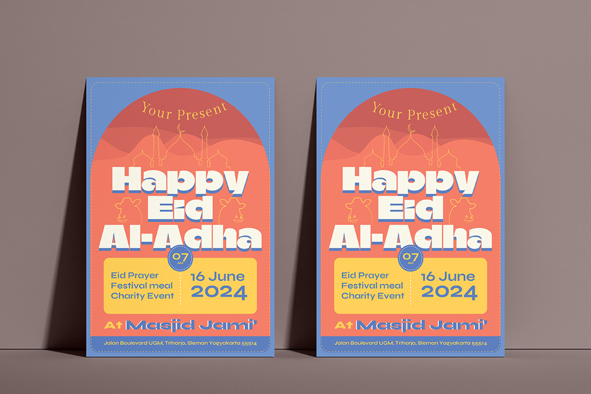 Happy Eid Al-Adha Flyer, a Flyer Template by FathurFateh (Photo 2 of 2)