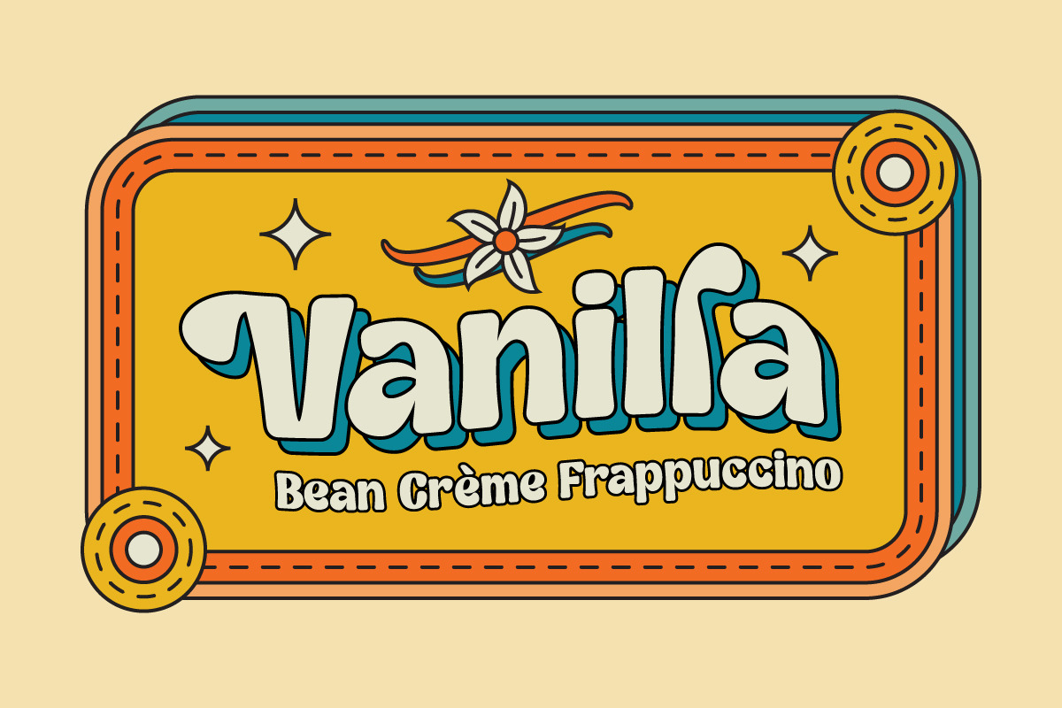 Kelpo - Groovy Retro Typeface, a Serif Font by Dharmas Foundry (Photo 9 of 15)