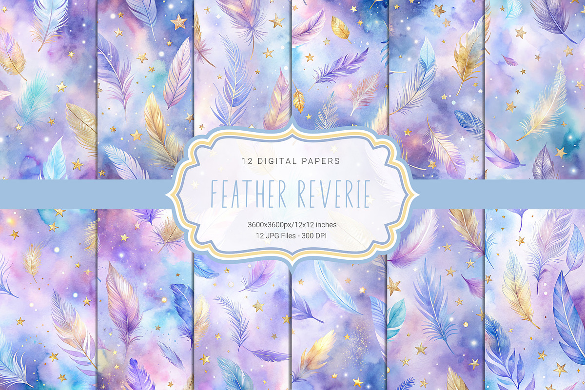 Feather Reverie, a Background Graphic by Curve Design (Photo 1 of 7)