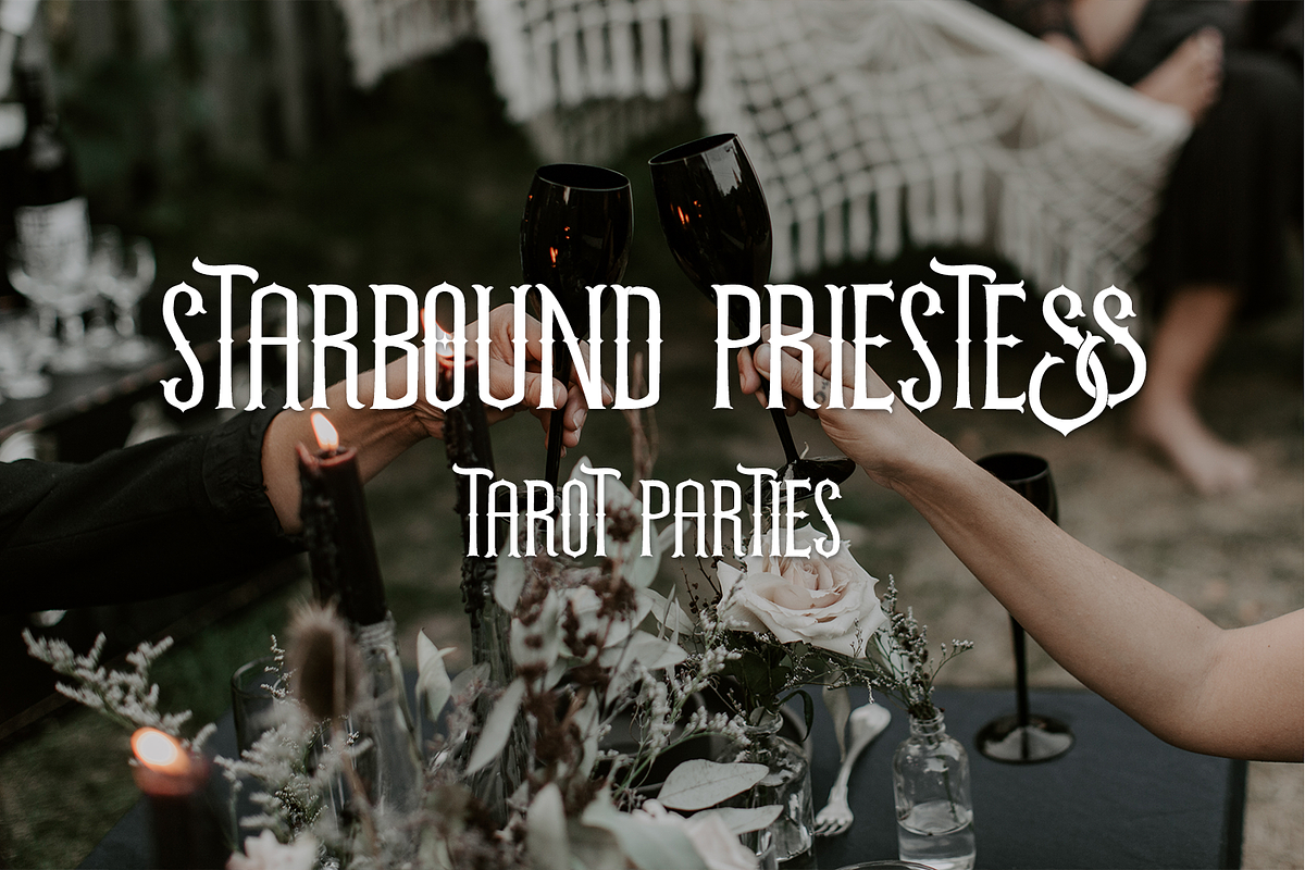 Witchborne Serif - A Tarot Card Font, a Serif Font by Beck McCormick (Photo 5 of 10)