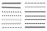 Procreate Brushes-Dividers & Borders, a Brush Add-On by aivos (Thumbnail 3 of 5)