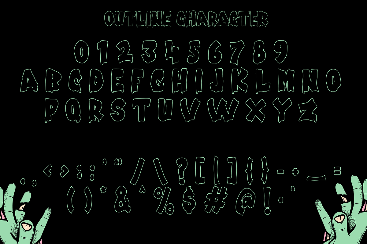 Creepy Spooky - Halloween Font, a Font by Arendxstudio (Photo 9 of 11)