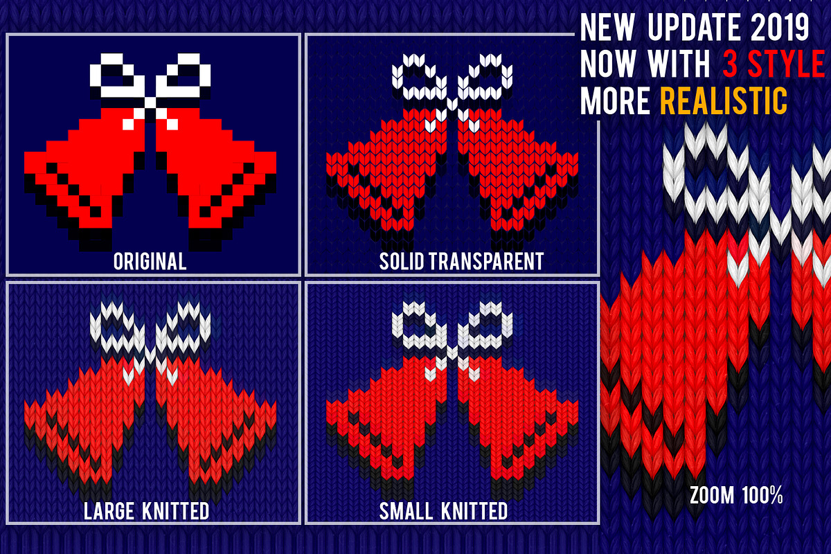 Ugly Christmas Sweater Photoshop Act, an Action Add-On by beetlepixels (Photo 3 of 14)