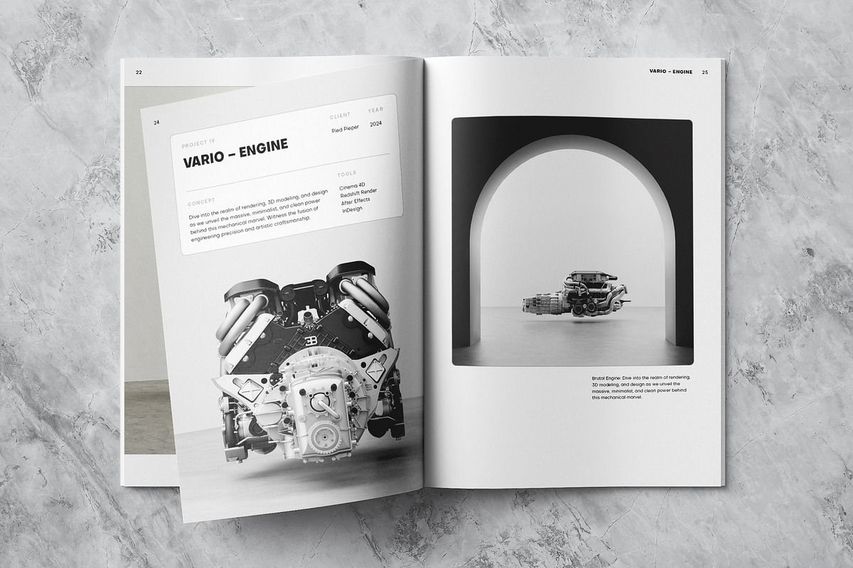 Modern Portfolio Template, a Brochure Template by Template Temple (Photo 8 of 10)