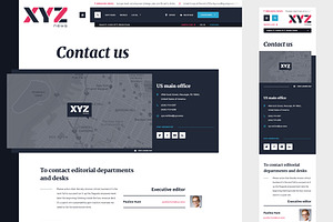 XYZ News - Magazine Template