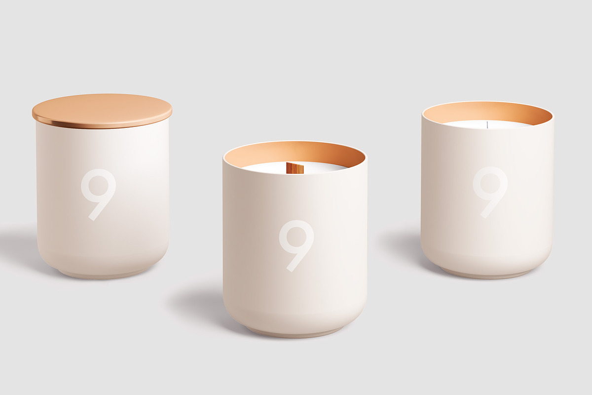 Candle Glass Package Mockup Set, a Household Mockup by GraphicWave (Photo 4 of 13)