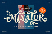 The Minatur Typeface, a Serif Font by alit design (Thumbnail 1 of 17)
