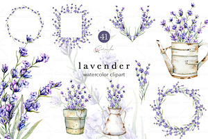Lavender Watercolor Collection