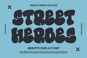 Street Heroes - Graffiti Font