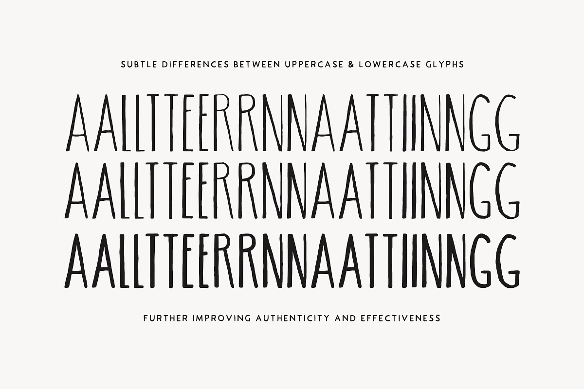 Tall Abbey Sans - Handwritten Font preview 2
