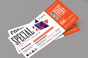 Special Night Event Ticket, a Stationery Template by MightyDesign (Thumbnail 3 of 6)