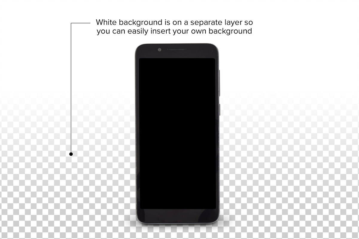 Smart Phone Mockup - PSD, PNG & JPG, a Merchandise Mockup by MelissaBMockups (Photo 4 of 7)