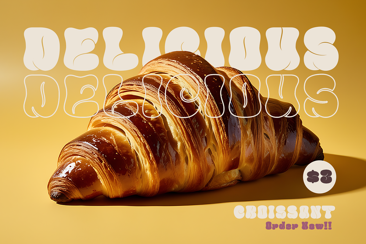 Greasy Bubble Font, a Font by madeDeduk (Photo 3 of 10)