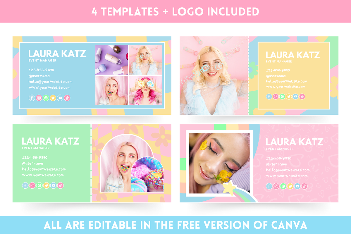 Bright Email Signature Template, an Email Template by SunshineStudioBoutique (Photo 5 of 9)