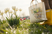 Tulips Spring Garden, watercolor set, an Illustration by Shabbypie (Thumbnail 8 of 12)
