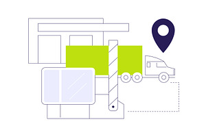 Import of goods abstract concept, a Finance Illustration by Visual Generation