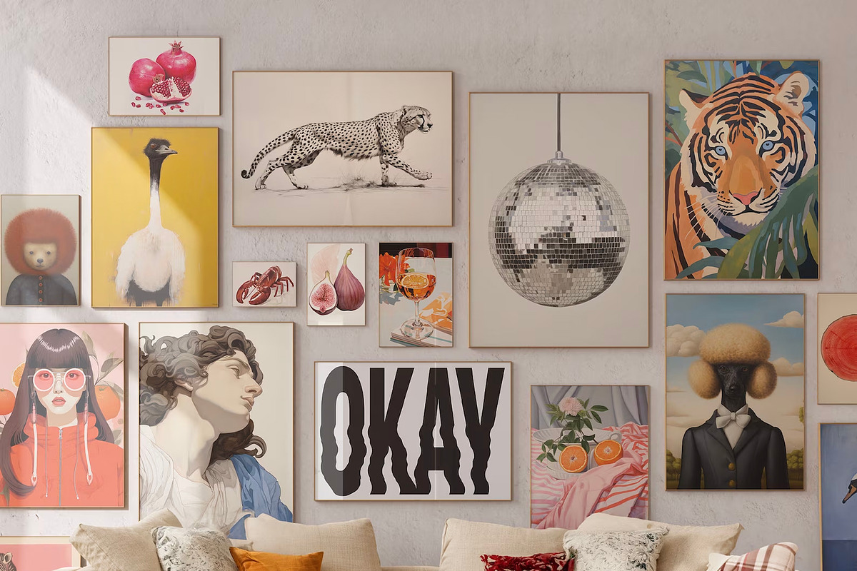 100 Eclectic Prints, a Background Graphic by Purple (Photo 8 of 9)