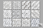 White Silver Marble Texture Granite, a Pattern Graphic by Fine Purple Elephant (Thumbnail 5 of 5)