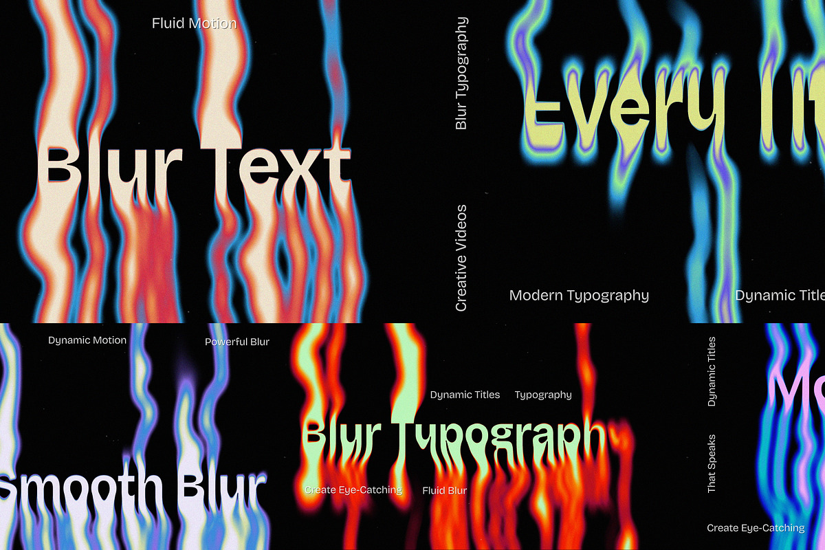 Blur Text Animation Dynamic Titles, a Social Media Template by Loin Studio (Photo 2 of 3)