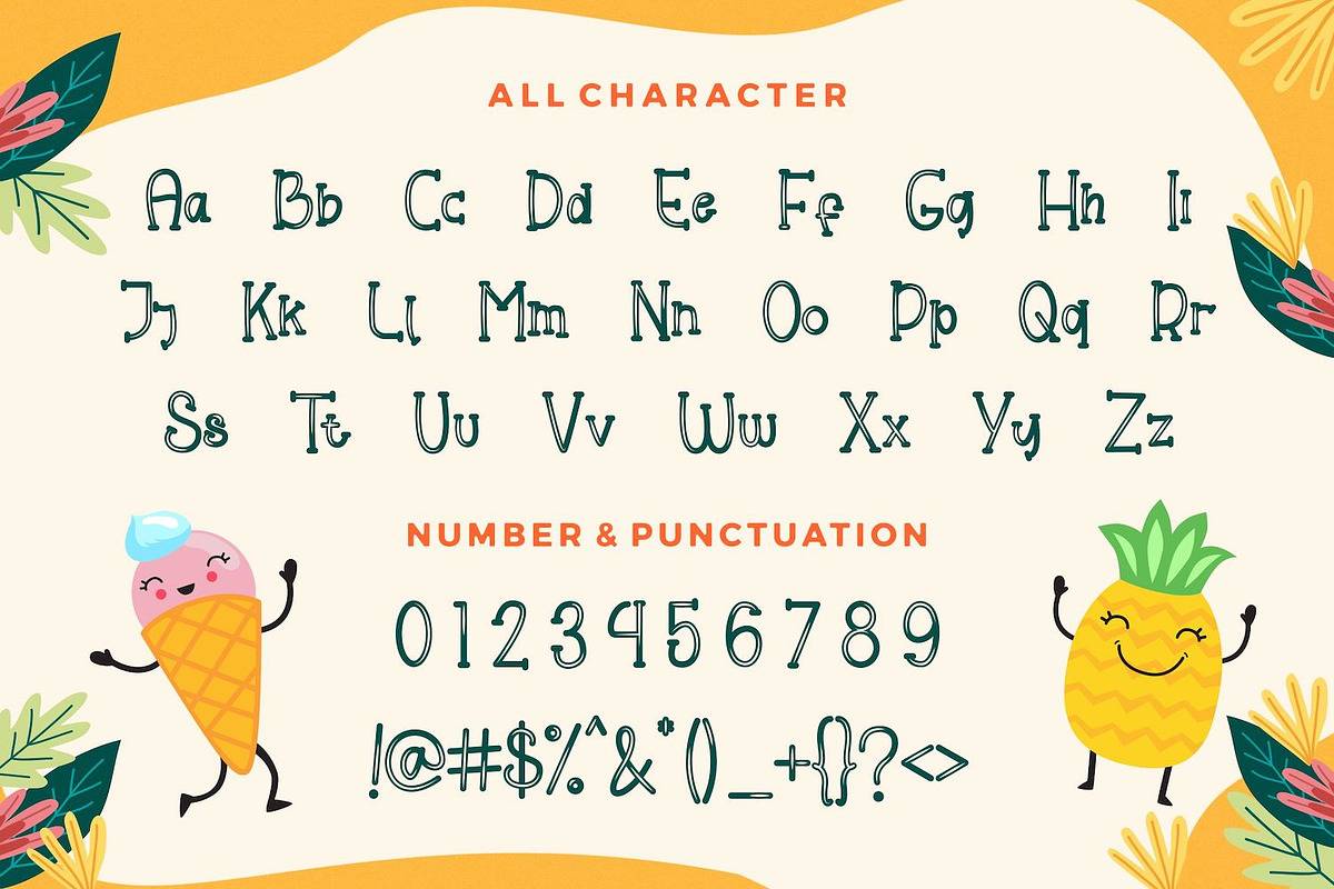Helloo Kidos - Playful Display Font, a Handwritten Font by StringLabs (Photo 9 of 11)