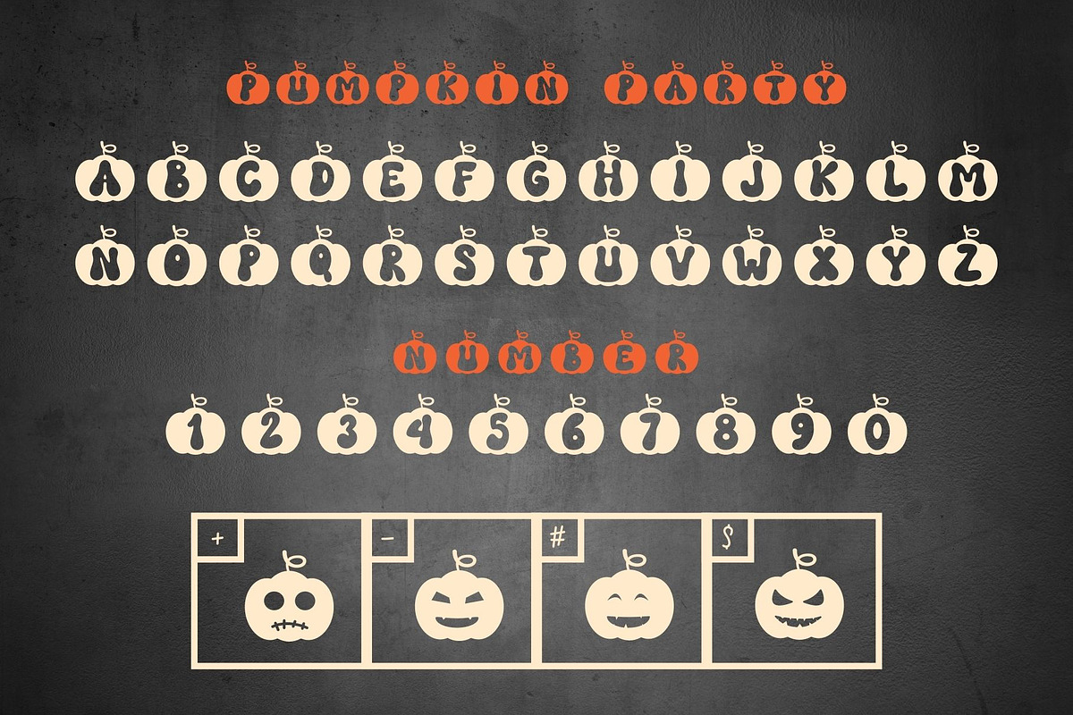 Pumpkin Party is a Halloween font, a Handwritten Font by Brown Cupple (Photo 8 of 10)