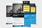 Corporate Flyer / Ad Template 01, a Flyer Template by WonderShop (Thumbnail 3 of 4)