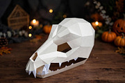 Halloween skull decor- 3d papercraft, a Card Template by PAPER amaze (Thumbnail 4 of 4)