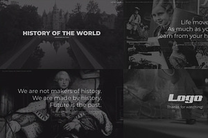 History Of The World Premiere Pro, a Templates & Theme by 2dfx