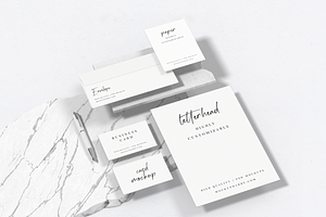 Marble Brand Identity Mockup