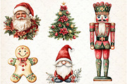 Chinoiserie Red & Green Christmas Cl, an Illustration by Libby Wishes (Thumbnail 3 of 7)
