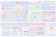 Y2K UI VECTOR KIT, an Object Graphic by craftlove (Thumbnail 8 of 13)