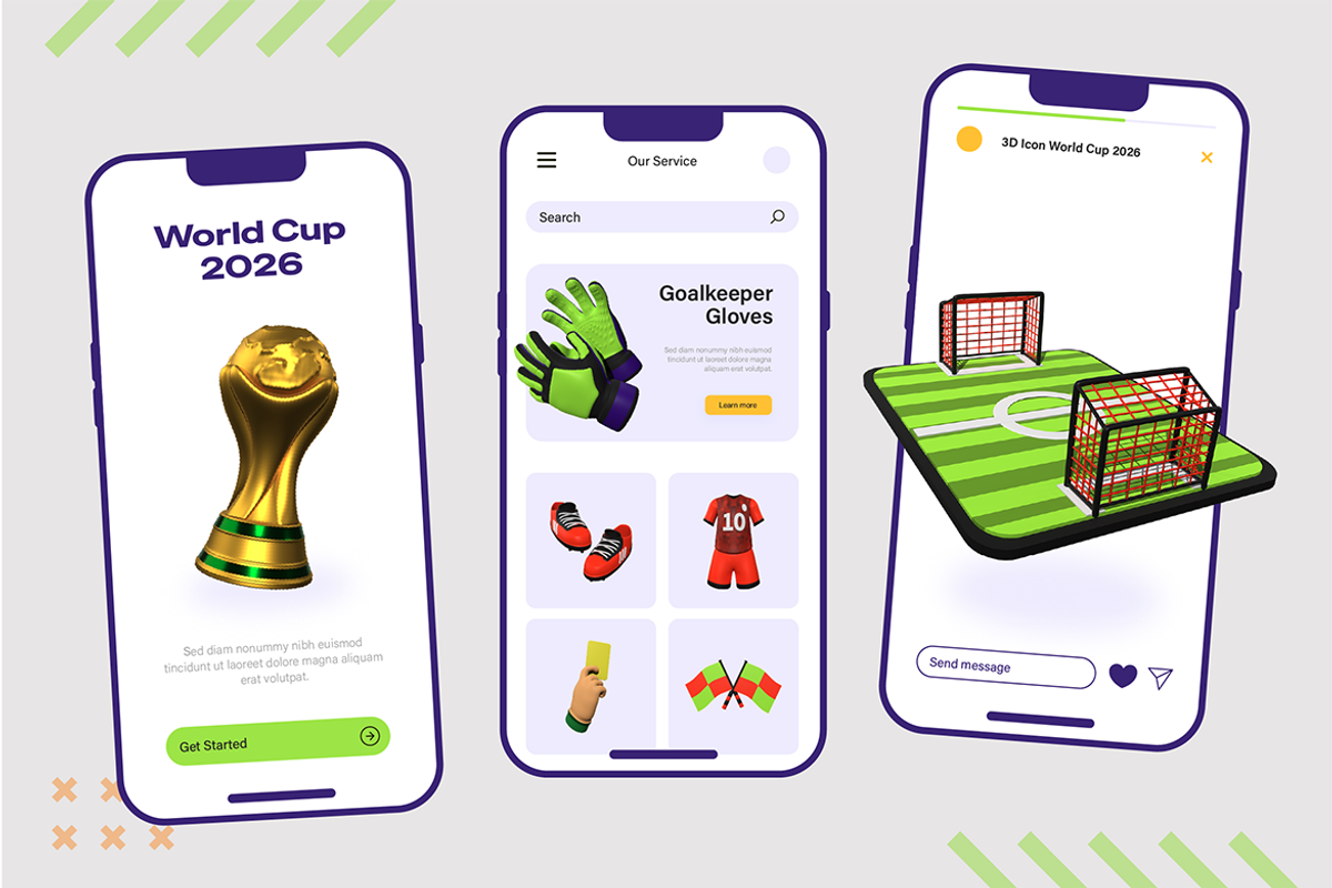 World Cup 3D Icon Pack, an Object 3D Model by Burntilldead (Photo 6 of 7)