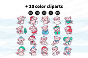 Axolotl Xmas Illustration Pack, a Seasonal Illustration by Palau (Thumbnail 8 of 10)