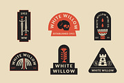 Abstract Linocut Badge Builder, a Branding & Logo Template by ClayStudio (Thumbnail 6 of 12)