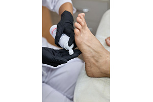Foot care treatment with, a Health & Medical Photo by wip3out