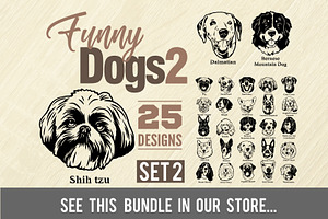 Shih Tzu - Funny Dog Cut SVG Stencil