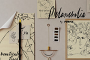 Melancholia - Minimalist Line Art, an Object Illustration by Purple (Thumbnail 8 of 10)