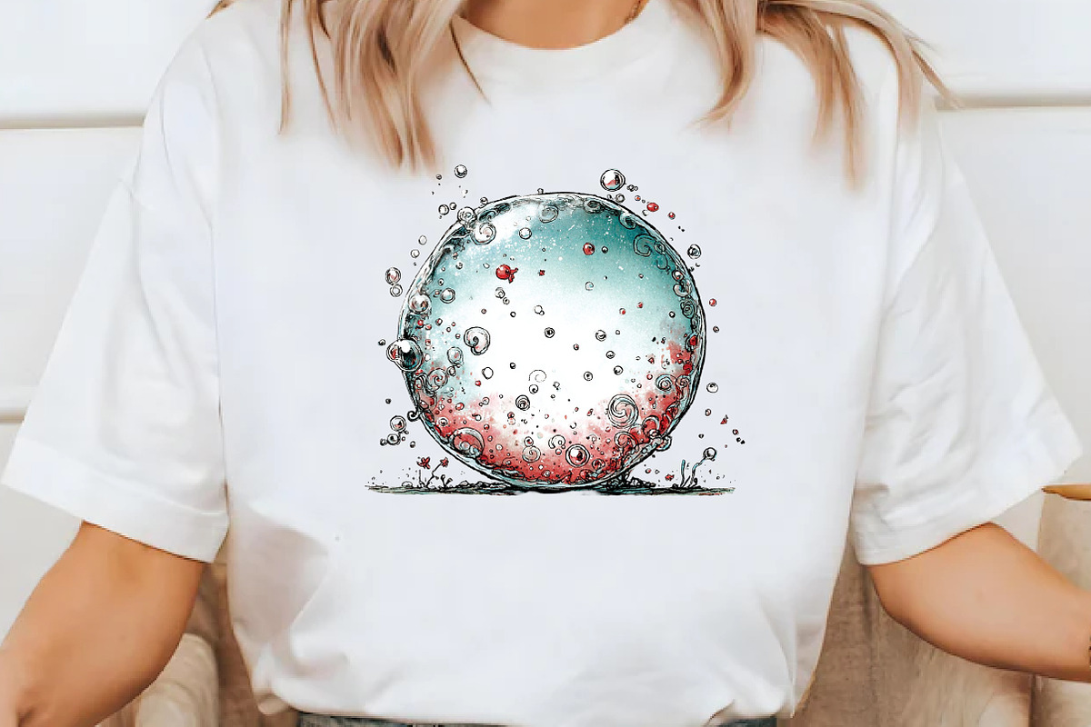 summer sea underwater bubbles clipar, an Illustration by Designworld (Photo 7 of 8)