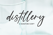 Distillery Script, a Script Font by Beck McCormick (Thumbnail 1 of 11)