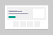 Web Landing Page Wireframe Set, a Landing Page Template by ContestDesign (Thumbnail 4 of 10)