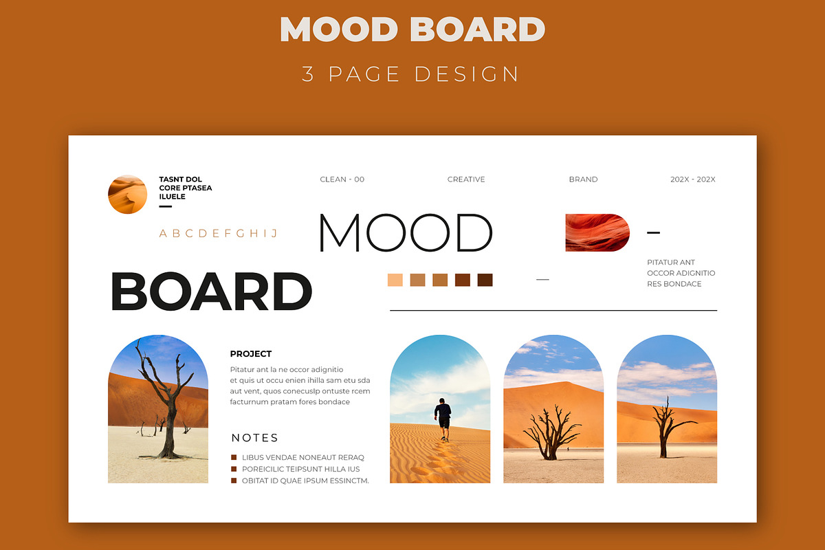 Aesthetic Mood Board Layout, an UI Kit Template by MightyDesign (Photo 2 of 7)