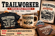 Trailworker, a Slab Serif Font by Wow Magic (Thumbnail 2 of 8)