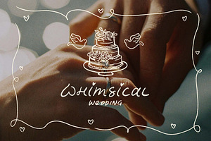 Whimsical Wedding Clipart Collection