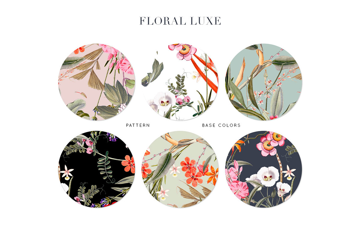 Floral Luxe, Patterns & Motifs!, a Pattern Graphic by Pink Linen (Photo 2 of 9)