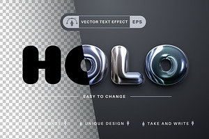 Holo - Editable Text Effect