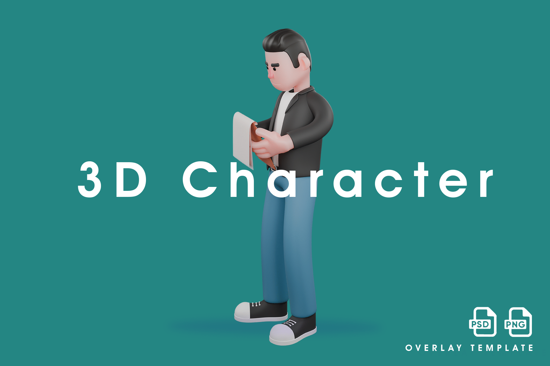 cameraman standing checking data, a Person Illustration by overlaytemplates
