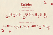 Kalisha script, a Script Font by akrtype (Thumbnail 6 of 9)